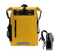 Espalda impermeable 25L - Mochila de Bloqueo de Rodillos impermeable | escuela de estudiantes para senderismo, Kayak, Camping, escalada, actividades al aire libre, excursiones de un jou, amarillo, Se