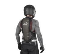 Espaldera Alpinestars Nucleon KR-1 Ahumado-Negro-Rojo XL Negro