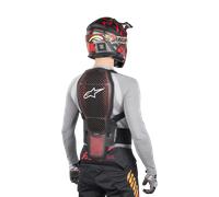 Protección Alpinestars Nucleon KR-1 Cell Ahumado transparente-rojo-negro S