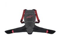 Alpinestars Protector de Espalda KR-Cell Motocicleta (L), Gris Negro Rojo