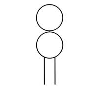 Espaldera de Jardín Soporte Metálico Ajustable En Estaca | Tutor Metálico Para Plantas Para Interior Exterior Hogar Boda Jardinería Vegetales Flores Orquídeas Rosas