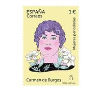 España 2024 Carmen de Burgos Sello Correo
