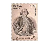 España 2025 Bernardo de Gálvez Sello Correo