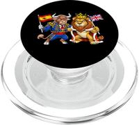 España Bandera Británica Reino Unido Gran Bretaña Herencia PopSockets PopGrip para MagSafe
