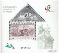 España Bloque 44 (Completa.edición.) Nuevo con Goma Original ** MNH 1992 exposicion de Sellos (Sellos para los coleccionistas) Navegación/Barcos