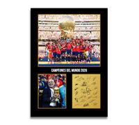 España Campeones del Mundo 2026 Autógrafo A4 Póster Lámina Regalo