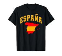 España Champions 2026 España Fútbol Fútbol Camiseta gráfica económica, Hombre, Negro, M