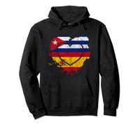 España Cuba Corazón Sudadera con Capucha