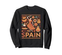 España Divertida Cultura Española Guitarra Flamenca Paella Sudadera