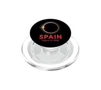 España Eclipse Solar Evento 12 Agosto 2026 Recuerdo de Viaje PopSockets PopGrip para MagSafe