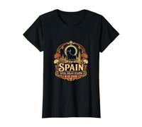 España Eclipse Solar Total 2026 Bull Toro Sevilla Viajes Camiseta gráfica económica, Mujer, Negro, XS