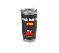 España eclipses solares amante toros bandera española recuerdo Vaso térmico de acero inoxidable de doble pared