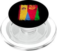 España Eritrea Media Bandera Patrimonio Eritrea Española PopSockets PopGrip para MagSafe