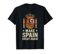 España Escudo Orgullo Nacional Make Spain Great Again Camiseta