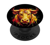 España ESP 26 Fan Bandera de Toro español Arte Empoderador PopSockets PopGrip Adhesivo