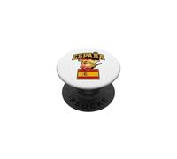 España, España, país, Mapa, Bandera, Guitarra, Toro, diseño gráfi PopSockets PopGrip Adhesivo
