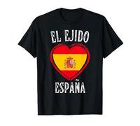 España Flag Heart El Ejido City Camiseta