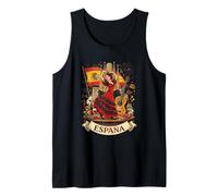 España Flamenco Sevilla Andalucía Barcelona Camiseta sin Mangas