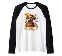 España Flamenco Sevilla Andalucía Barcelona Hombre Camiseta Manga Raglan