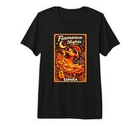España Flamenco Sevilla Andalucía Barcelona Hombre Camiseta Premium