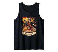 España Flamenco Sevilla Andalucía Barcelona Hombre Camiseta sin Mangas