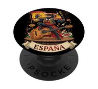 España Flamenco Sevilla Andalucía Barcelona Hombre PopSockets PopGrip Adhesivo