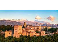 España Granada Alhambra Ciudad Casas Montañas Diy 5D Pintura De Diamante Por Número Kits Únicos Decoración De La Pared Del Hogar Decoración De La Pared De Diamantes De Imitación De Cristal