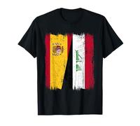 España Irak Media Bandera Española Irak Jersey Camiseta