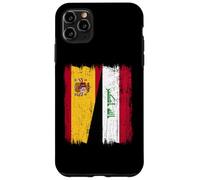 España Irak Media Bandera Española Irak Jersey Carcasa para iPhone 11 Pro Max