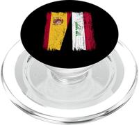 España Irak Media Bandera Española Irak Jersey PopSockets PopGrip para MagSafe