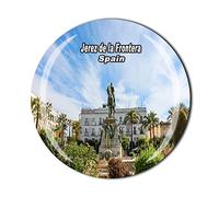 España Jerez de la Frontera 3D Nevera Imán Cristal Cristal Recorrido Recuerdo Colección Regalo Cocina Decoración del Hogar Etiqueta Magnética