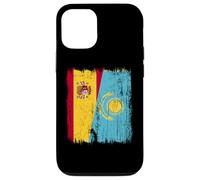 España Kazajstán Media Bandera Española Kazajo Jersey Carcasa para iPhone 12/12 Pro