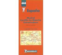 Michelin Spain Central Map: Madrid Castilla-LA Mancha Extremadura