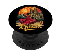 España Mujeres Catedral de Barcelona Flamenco España Chicas PopSockets PopGrip Adhesivo