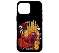 España Mujeres Flamenco Toro Español España Niñas Carcasa para iPhone 16 Pro Max