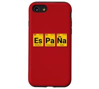 España Orgullo con Elementos de la Tabla Periódica 99 91 11 Carcasa para iPhone SE (2020) / 7/8