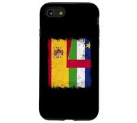 España República Centroafricana Media Bandera Española Car Roots Carcasa para iPhone SE (2020) / 7/8