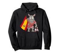 España Rinoceronte/Fans españoles Sudadera con Capucha