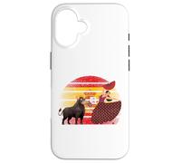 España | Tauro niña Baila Corrida de toros Flamenco | Bandera española Carcasa para iPhone 16
