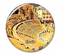 España Teatro Romano Cartagena Imán de Nevera, imánes Decorativo, abridor de Botellas, Ciudad turística, Viaje, colección de Recuerdos, Regalo, Pegatina Fuerte para Nevera