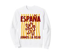 España Vamos Roja España León Hombres Mujeres Niños Orgullo Español Sudadera