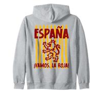 España Vamos Roja España León Hombres Mujeres Niños Orgullo Español Sudadera con Capucha