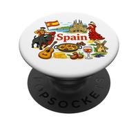 España Viajes Iconos Cultura Monumentos Arte Diseño PopSockets PopGrip Adhesivo