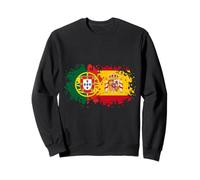 España y Portugal Juntos, Mitad Español, Mitad Portugués Sudadera