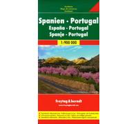 España y Portugal, mapa de carreteras. Escala 1:900.000. Freytag & Berndt.: Wegenkaart 1:900 000