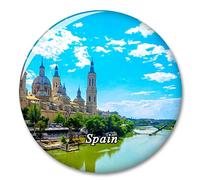 España Zaragoza Imán de Nevera, imánes Decorativo, abridor de Botellas, Ciudad turística, Viaje, colección de Recuerdos, Regalo, Pegatina Fuerte para Nevera
