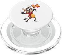 Español Barcelona España Toro con Bandera Niños Viaje Souvenir PopSockets PopGrip para MagSafe