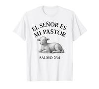 Español Christian Faith El Señor Es Mi Pastor Versículo de la Biblia Camiseta