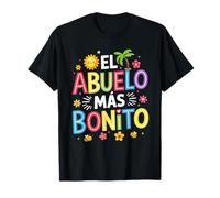 Español El Abuelo Más Bonito Día del Padre Abuelo Camiseta