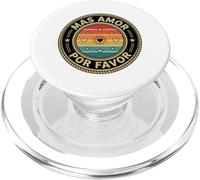 Español Inspirador Más Amores por Favor Mas Amor por Favor PopSockets PopGrip para MagSafe